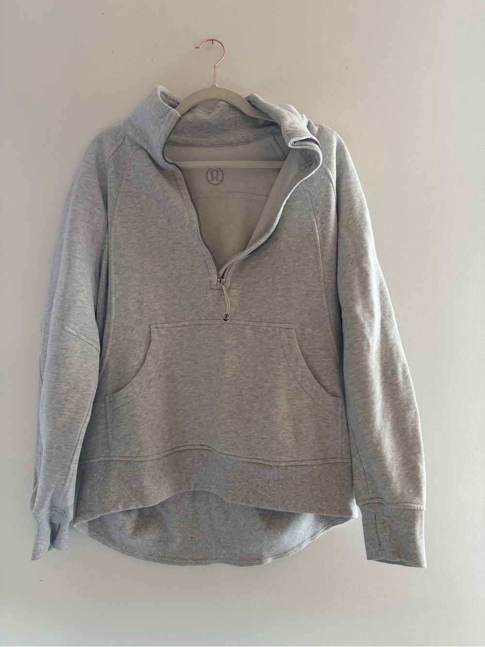 Lululemon Gray Half-Zip